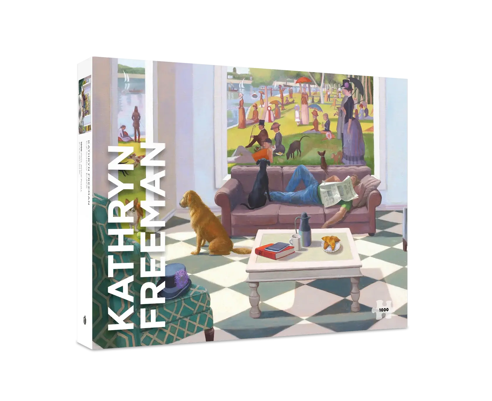 Kathryn Freeman : The Sunday Paper 1000pc