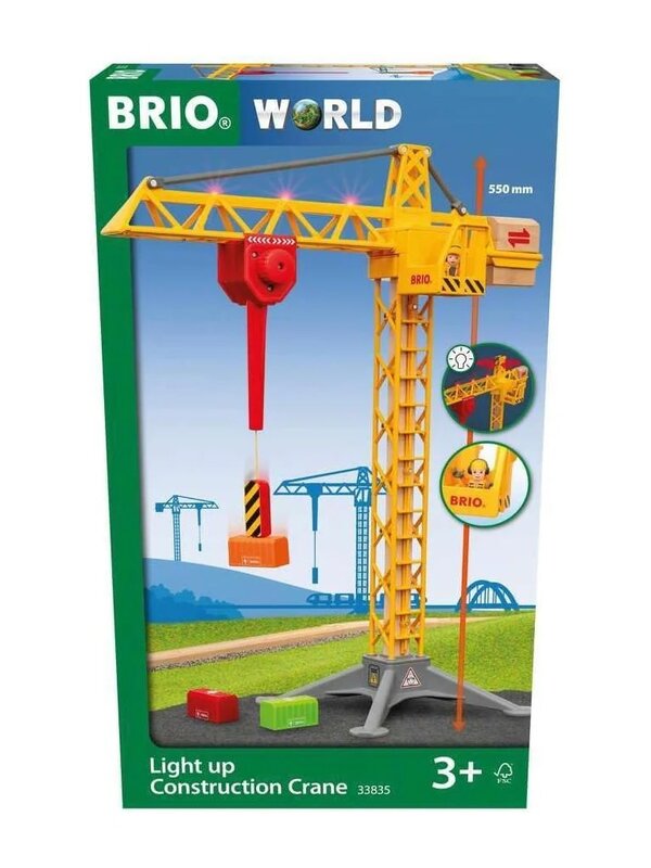 Brio Brio Light Up Construction Crane