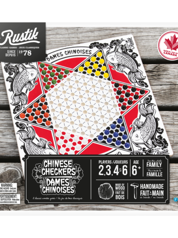 Rustik Chinese Checkers by Rustik (Made in Canada)
