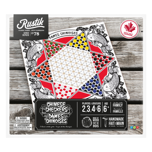 Chinese Checkers by Rustik (Made in Canada)