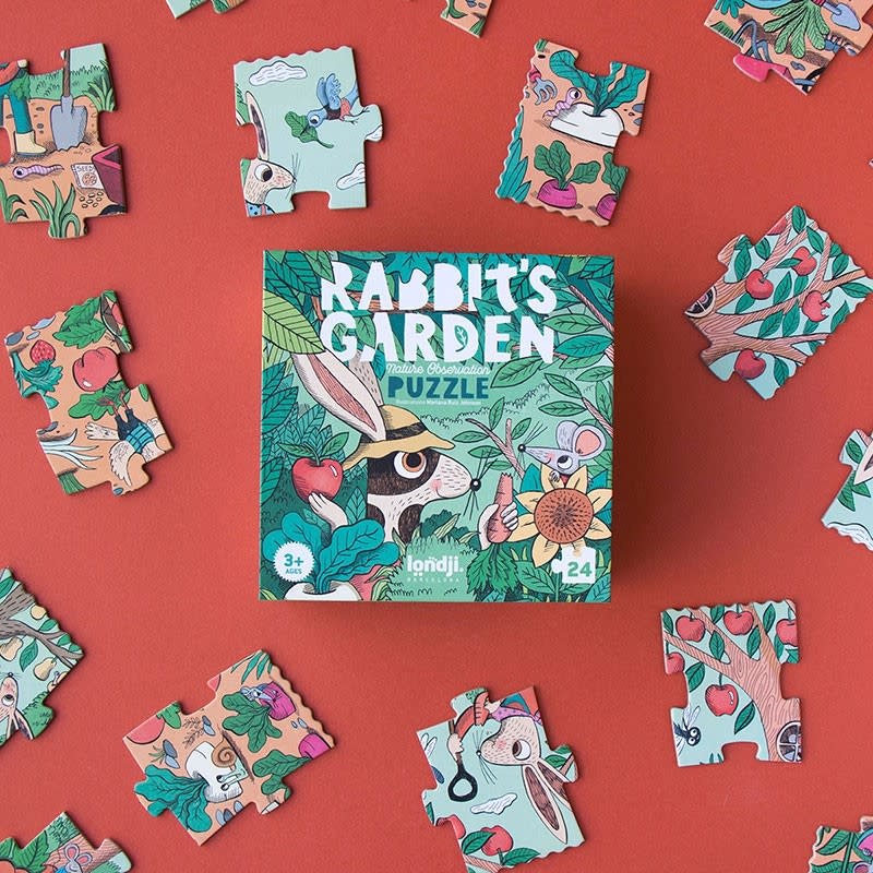 Rabbit's Garden Puzzle 24pc
