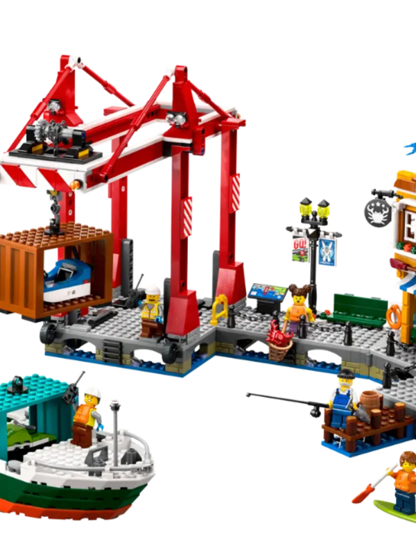 LEGO® City Seaside Harbor with Cargo Ship 60422