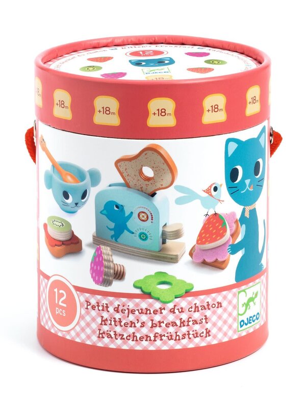 Djeco Djeco Kitten's Breakfast Playset