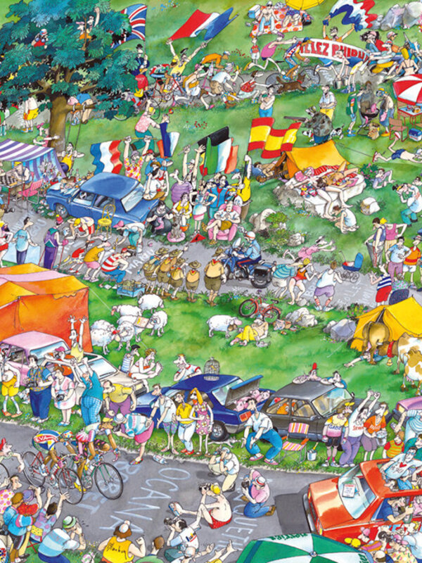 Heye Cycle Race 1000pc Puzzle