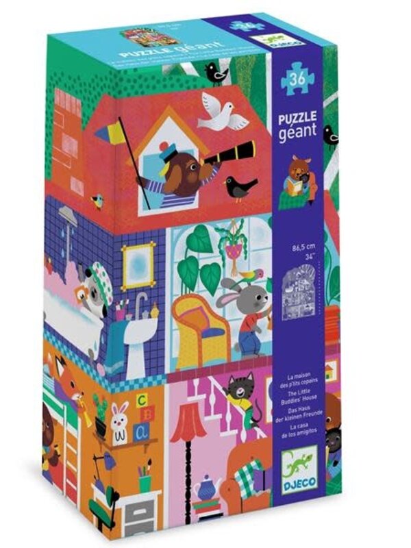 Djeco The Little Buddies' House 36pc Puzzle