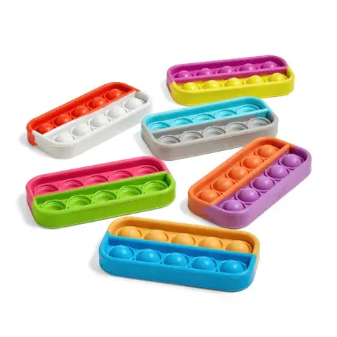 Ten-Frame Sensory Bubble Poppers (Set of 6)