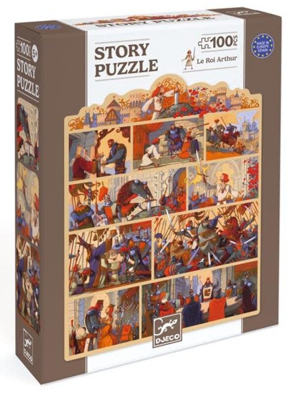Djeco King Arthur 100pc Story Puzzle