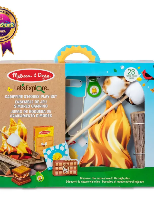 Melissa & Doug Let's Explore Campfire S'mores Play Set