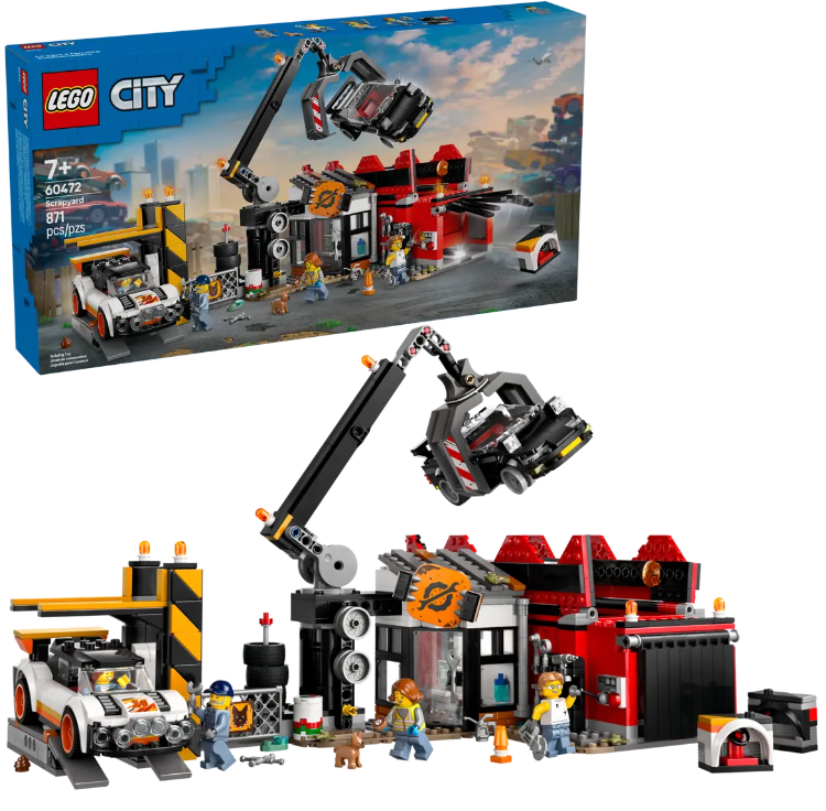 LEGO® City Scrapyard with Cars