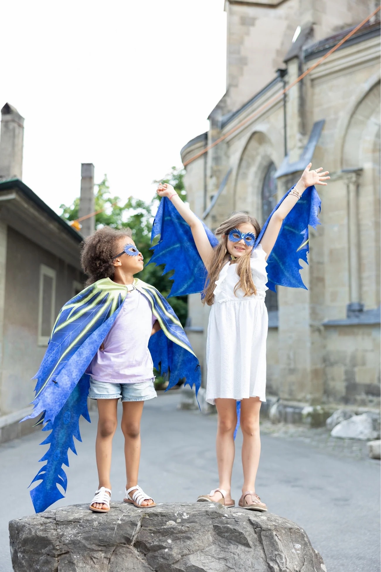 Celestial Dragon Jewel Soft Wings with Mask size 4-6