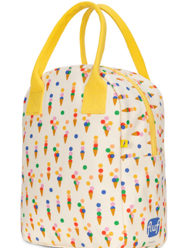 fluf fluf Zipper Lunch Bag summer cones