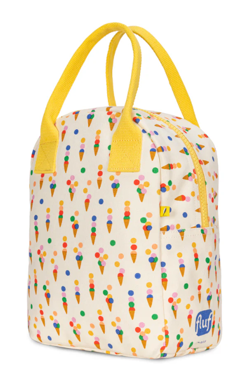 fluf Zipper Lunch Bag summer cones