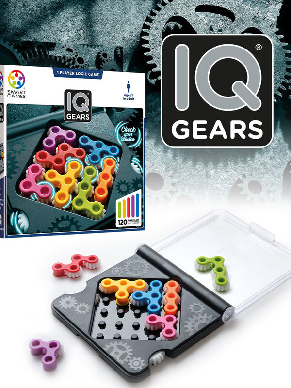 Smart Games IQ GEARS 1 Player Logic Game
