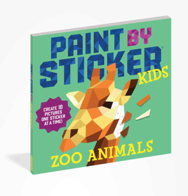 Paint by Sticker Zoo Animals