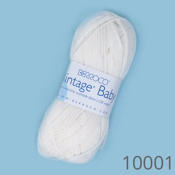 Berroco Vintage Baby Dk #10001-Snow White