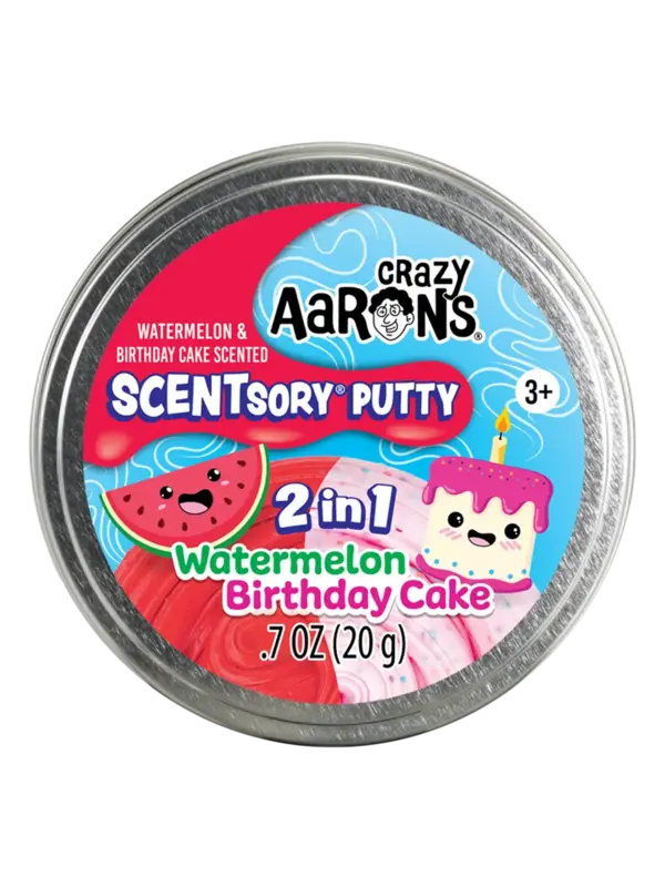 Crazy Aaron's Crazy Aaron's Scentsory Putty Mash-Ups Watermelon Birthday Cake