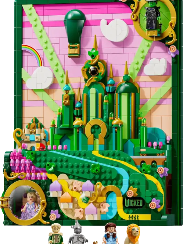 LEGO® Wicked Emerald City Wall Art 75685