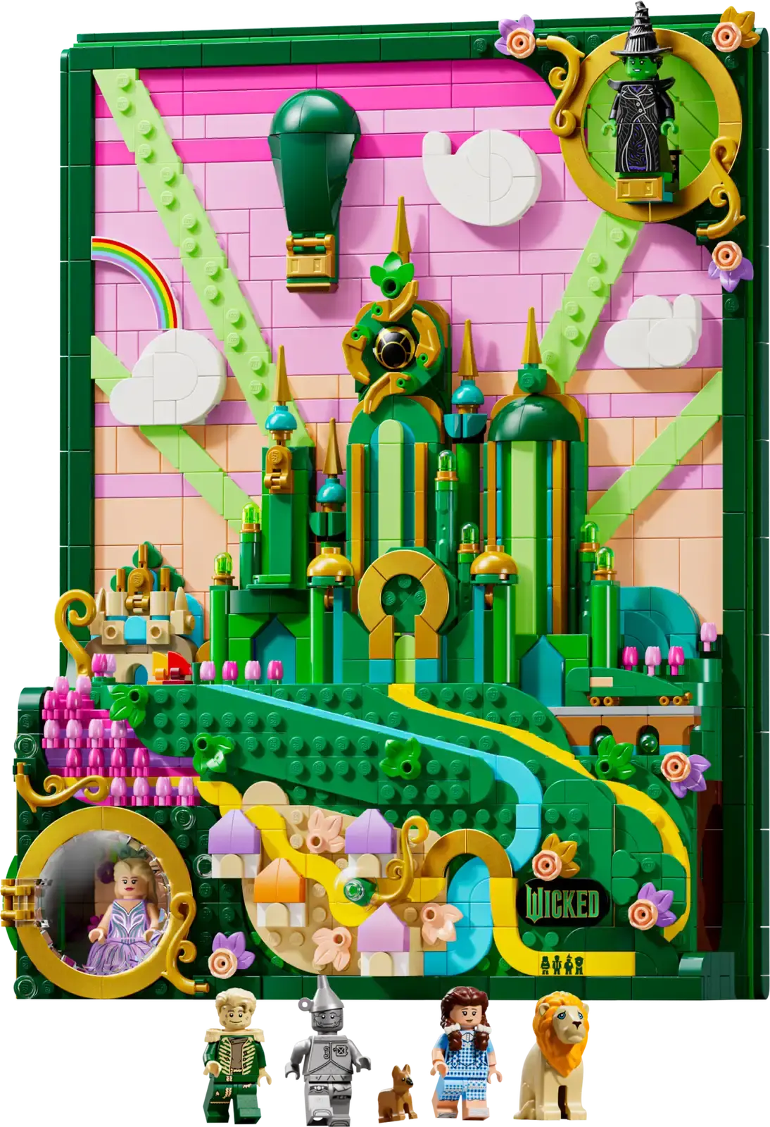 LEGO® Wicked Emerald City Wall Art 75685
