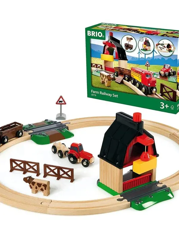 Brio Brio Farm Railway Set