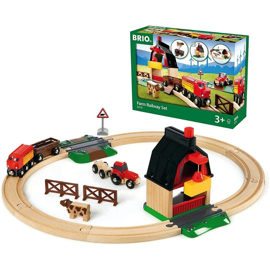Brio Farm Railway Set