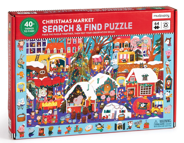 Christmas Market Search & Find 64pc Puzzle