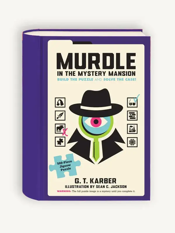 Chronicle Books MURDLE In the Mystery Mansion 500pc Puzzle