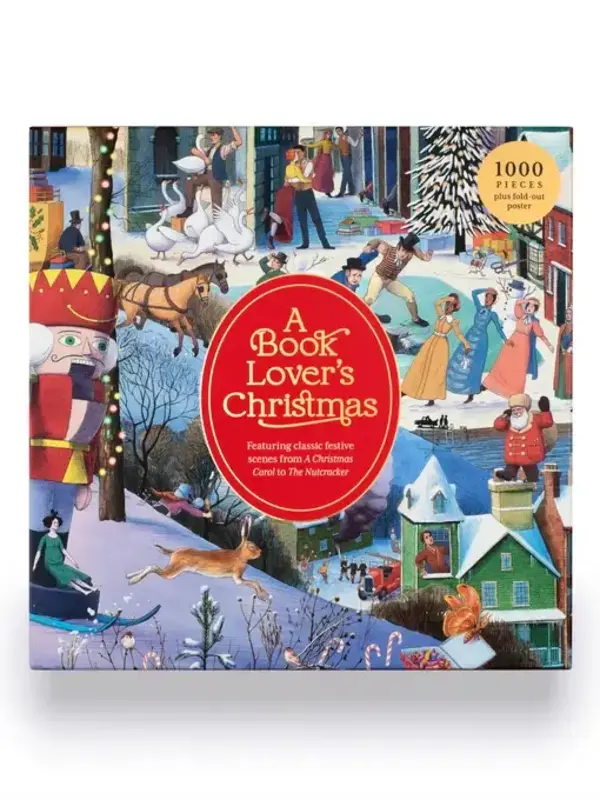 Laurence King A Book Lover's Christmas 1000pc Puzzle