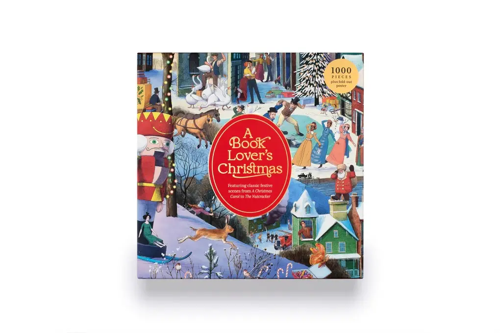 A Book Lover's Christmas 1000pc Puzzle