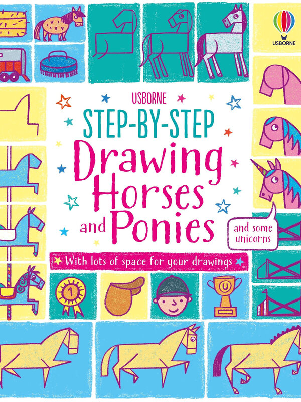 Usborne Step by Step Drawing Horses & Ponies