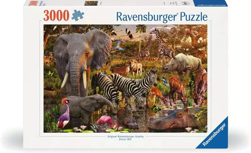 African Animal World 3000pc Puzzle