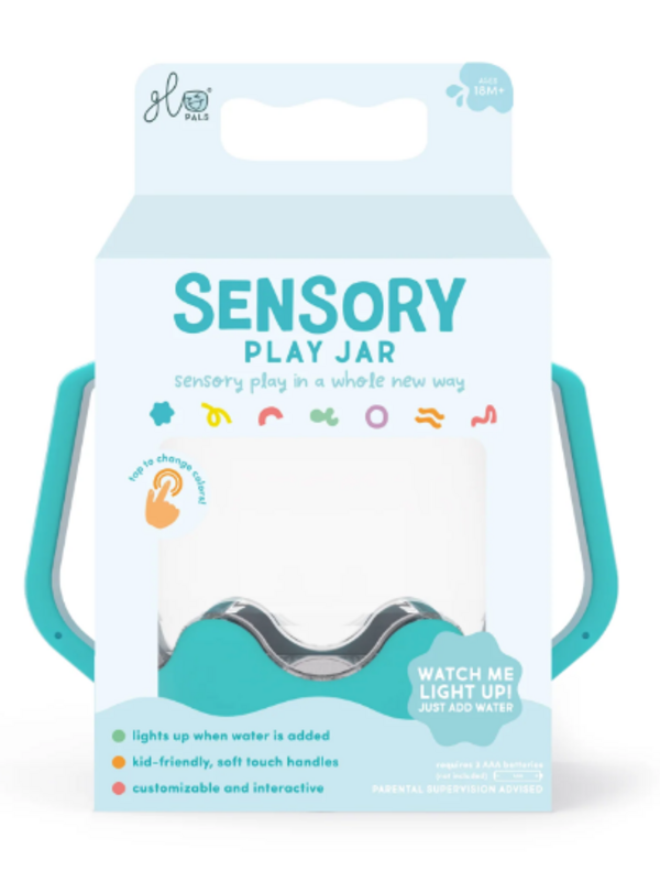 glo PALS Sensory Play Jar® surfs up blue