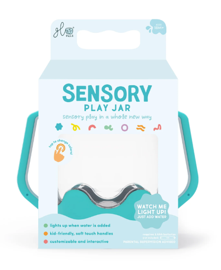 glo PALS Sensory Play Jar® surfs up blue