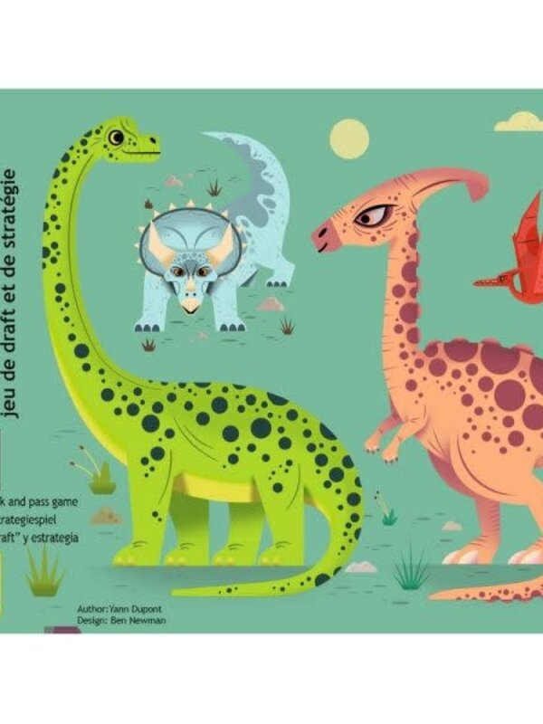 Djeco Dino Draft pick & pass card game