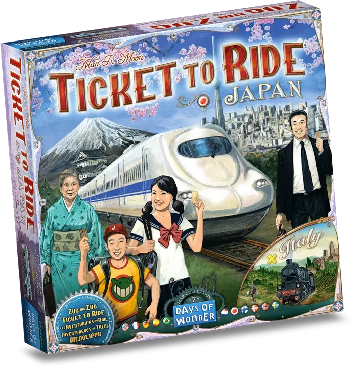 TICKET to RIDE: EXPANSION - Map #7: Japan / Italy