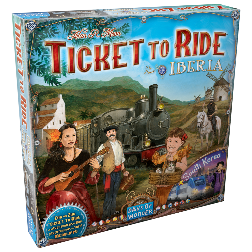 TICKET to RIDE: EXPANSION - Map #8: Iberia & South Korea