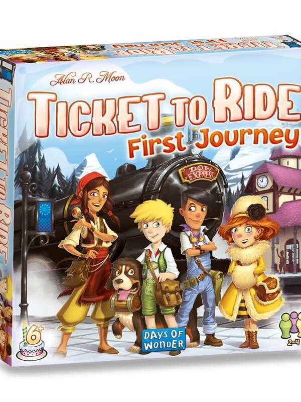 Days of Wonder TICKET to RIDE: KIDS - First Journey - Europe