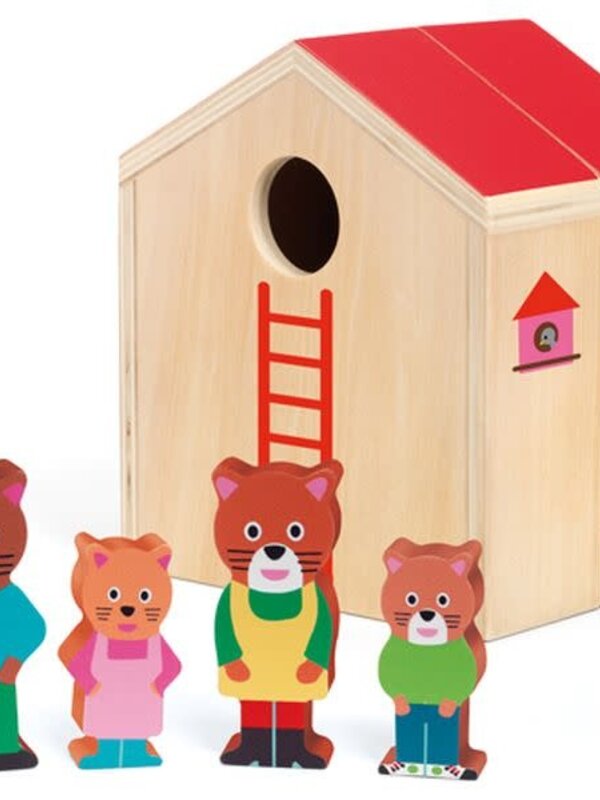 Djeco Djeco Little Wooden Fold-Out House