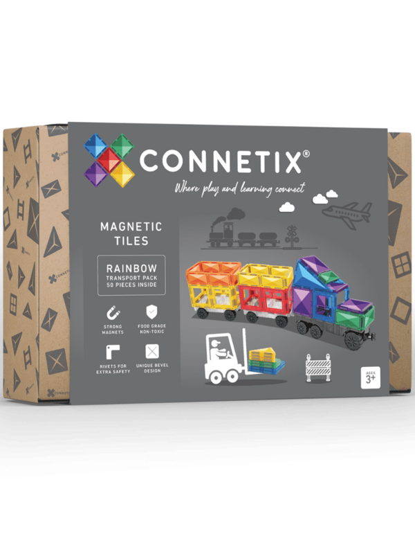 Connetix Rainbow Transport Pack 50 PC