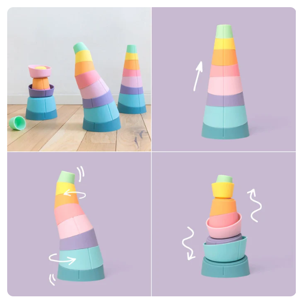 OPPI Stak 8pc Stacking Toy
