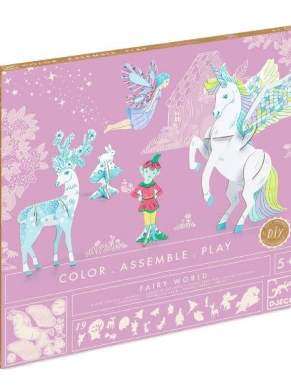 Djeco Color.  Assemble.  Play  Fairy World