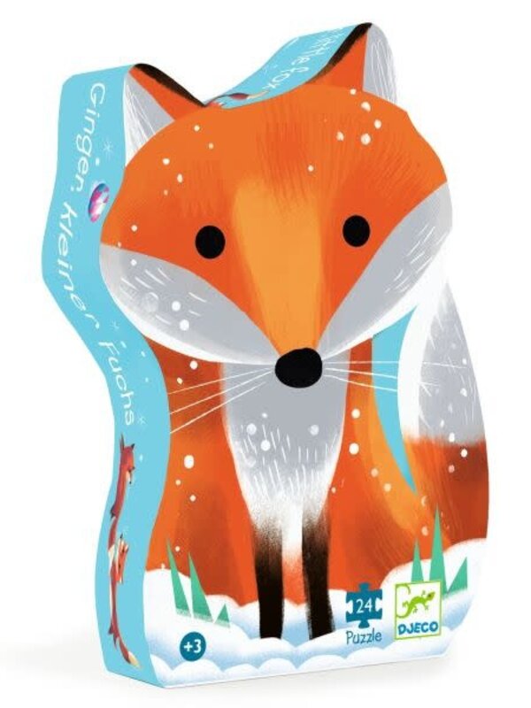 Djeco Ginger, Little Fox 24pc Silhouette Puzzle