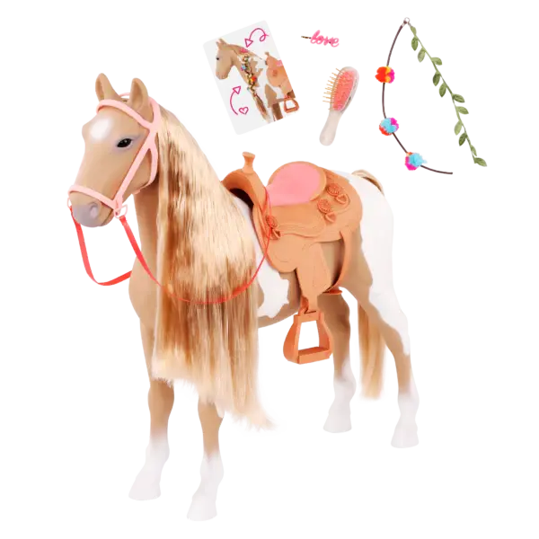 Our Generation Horse - Palomino Hair Play Horse