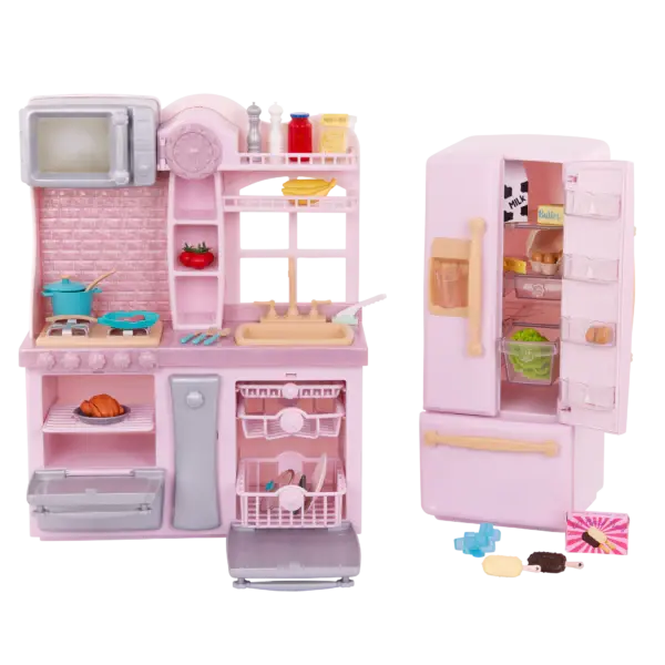 Our Generation Accessories - Gourmet Kitchen Set - Light Pink