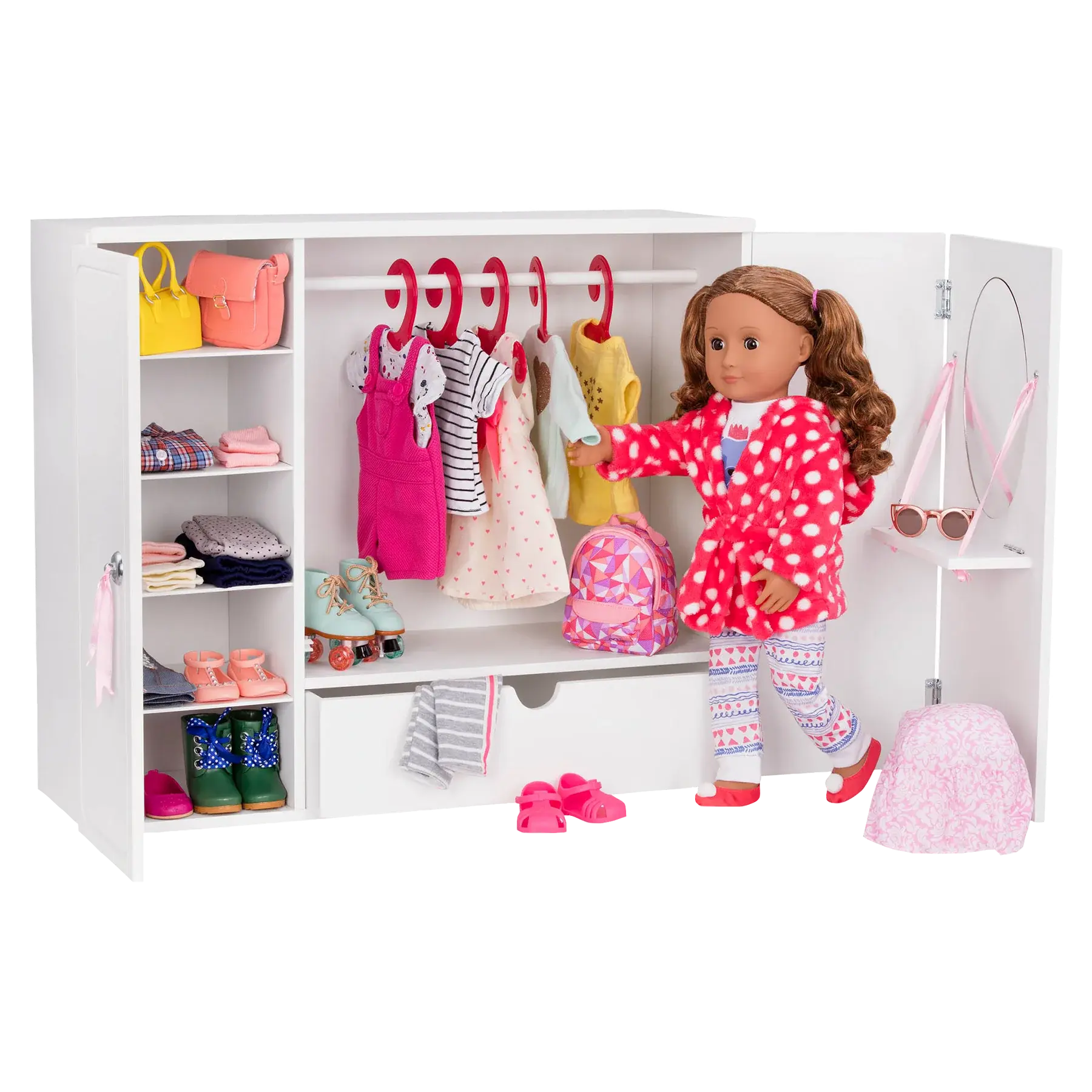 Our Generation Furniture - Wooden Wardrobe