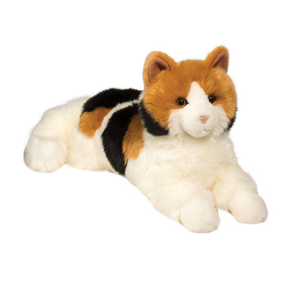 Puzzle Calico Cat Plush