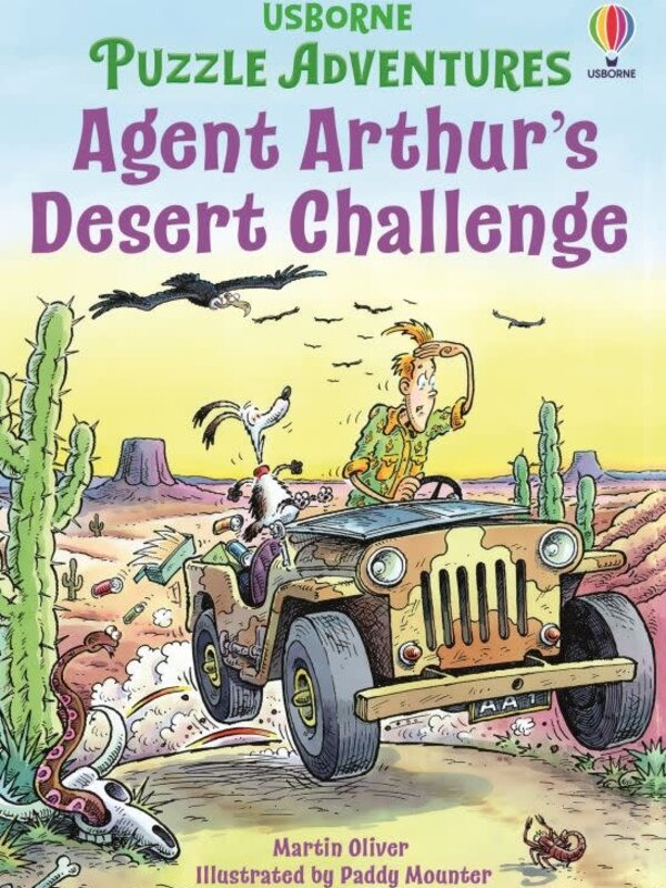 Usborne Agent Arthur's Desert Challenge Puzzle Book