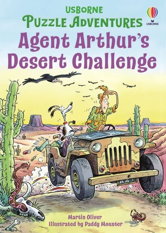 Agent Arthur's Desert Challenge Puzzle Adventures Book