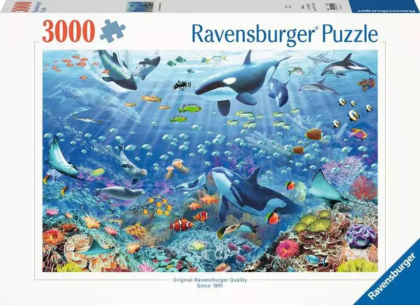Colourful Underwater World 3000pc Puzzle