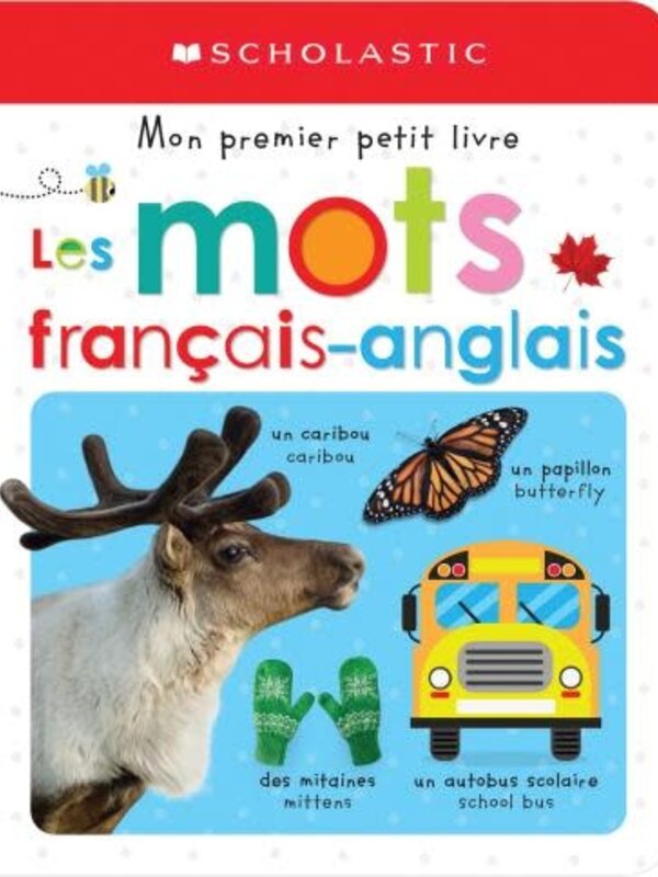 Scholastic Les mots francais-anglais Board Book