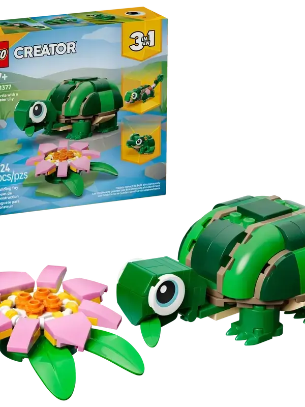 LEGO® 31377 Turtle with a Water Lily Flower